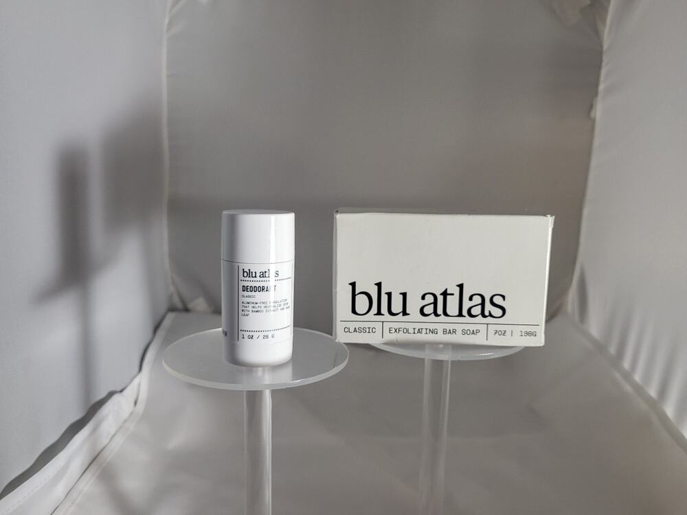 Blu Atlas soap and deodorant